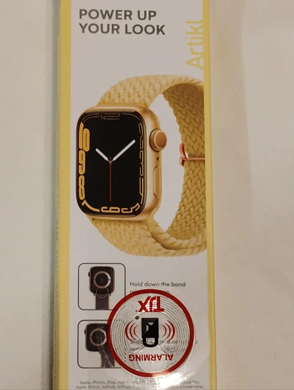 Artikl Yellow Braided Watch Band for Apple Watch - Stretchy Comfort